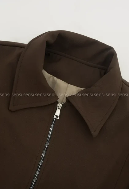 بامبر جلو زیپ سانتانا آستر دار کد1004825