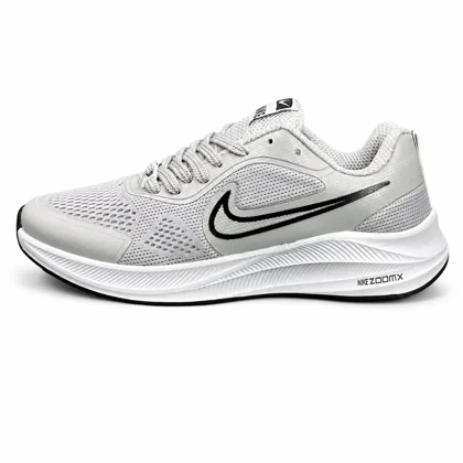 کفش کتانی ست زنانه و مردانه مدل نایک زوم طوسی NIKE ZOOM
