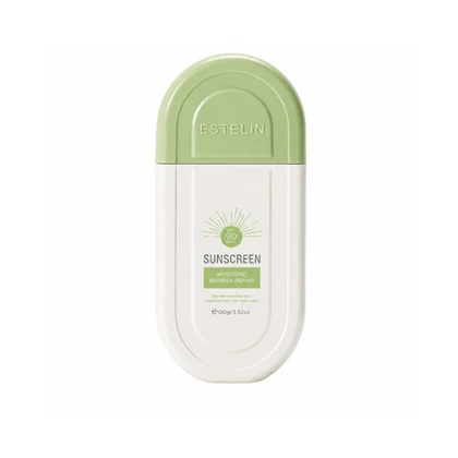 کرم ضد آفتاب مرطوب‌کننده و ترمیم‌کننده سد دفاعی پوست استلین مدل Moisture Barrier Repair با SPF 90 حجم 100 گرم - Estelin