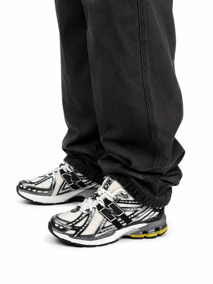 کتانی مردانه نیوبالانس سفید طوسی مشکی New BALANCE 1906
