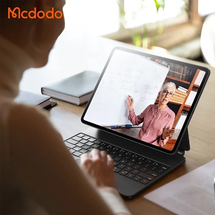 کاور کتابی هوشمند مگنتی کیبورد دار آیپد ایر/پرو ام4 13 اینچ 2024 مک دودو KB-719