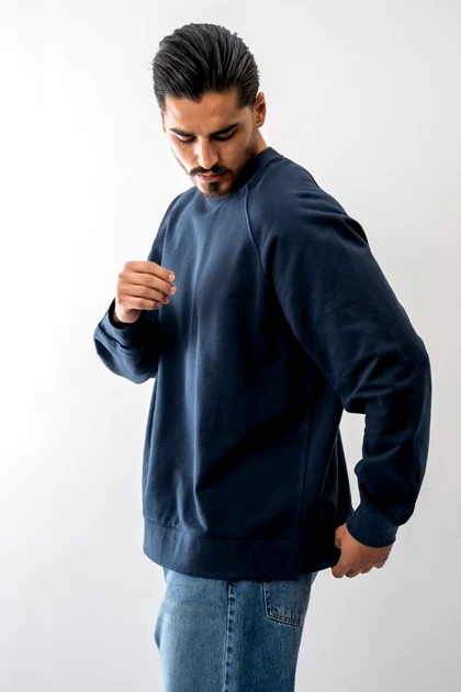 دورس سه نخ آستین رگلان مردانه