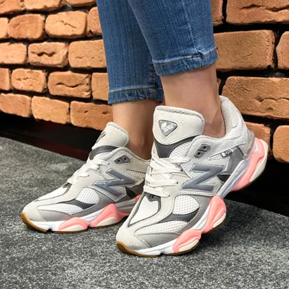کتانی اسپرت زنانه مدل نیوبالانس 9060 NEW BALANCE رنگ طوسی