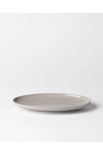 بشقاب سرو Madame Coco مدل Aurea از Bone China - طوسی