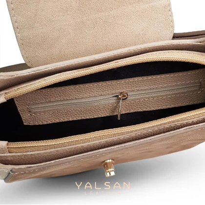 کیف دوشی زنانه چرم یلسان مدل آوید کد 218-HR