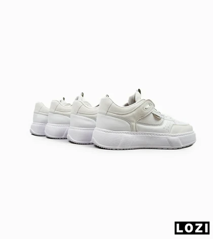 کفش کتانی مردانه سفید PULL & BEAR
