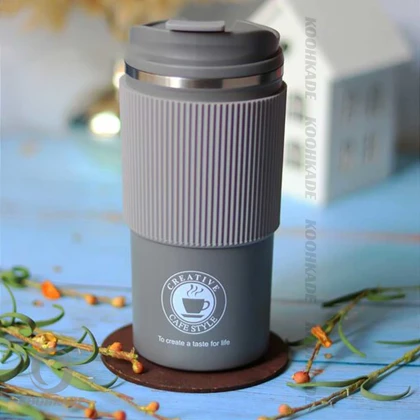 تراول ماگ دور سیلیکونی 500 میلی لیتر