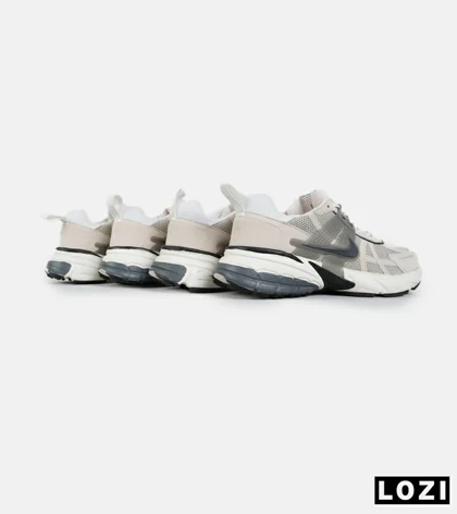 کفش کتانی مردانه و زنانه کرم طوسی Nike cushlon
