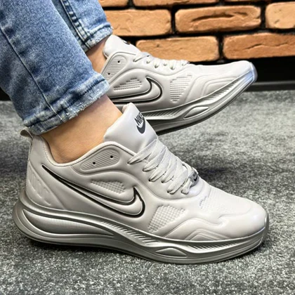 کتانی اسپرت مردانه مدل نایک زوم NIKE_ZOOM رنگ طوسی