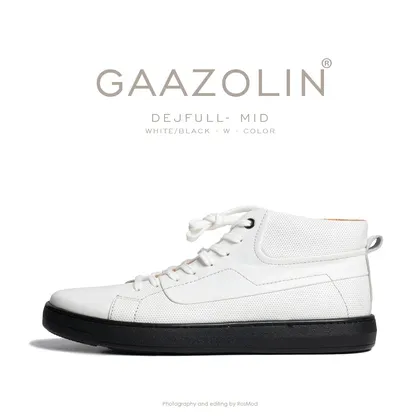 کتانی نیم‌ساق دژفول گازولین سفید - GAAZOLIN Dejfull-Mid White/Black W