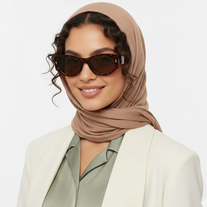 عینک آفتابی زنانه کارن بازار Karen Bazaar مدل TR25461پلاریزه UV400