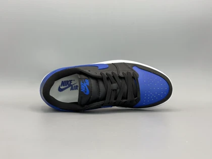 کتانی نایکی جردن1لو بلک رویال/Nike Air Jordan 1 low