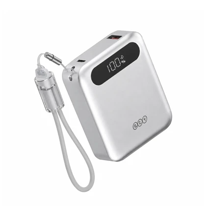 پاوربانک 10000 میلی آمپر کیو سی وای مدل QCY 22.5W PB10D