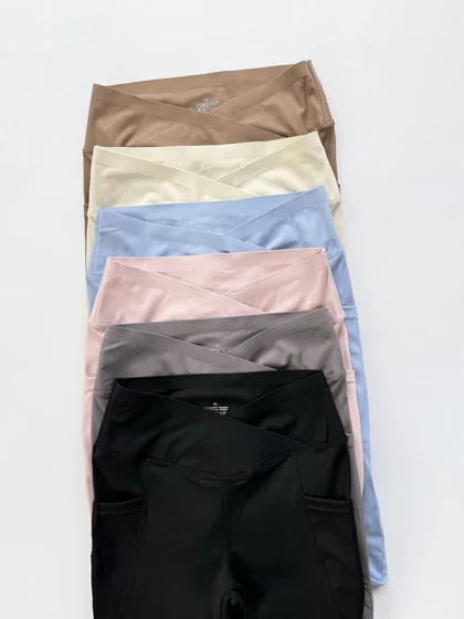 لگ ورزشی زنانه فلامنت جیب‌دار جلو هفتی نانو Nano