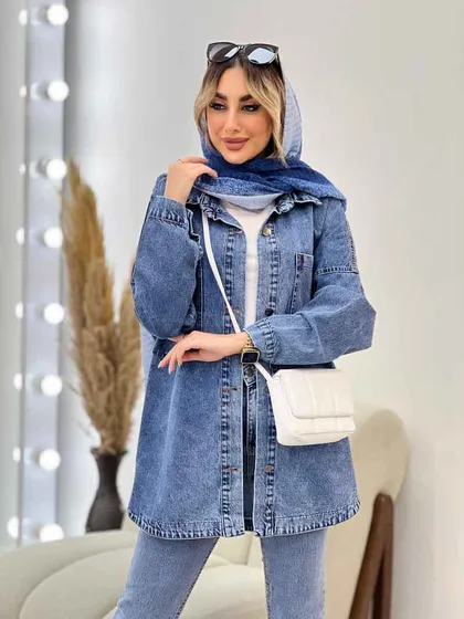 مانتو جین دو جیب
