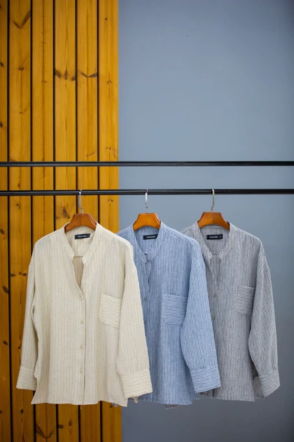 مانتو ملانژ خطی ZARA