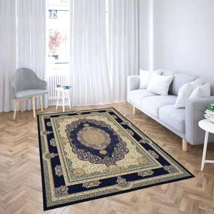 روفرشی کشدار پارچه هازان مخمل ترک طرح سنتی و مدرن برند دفه کد ULNGM 1127