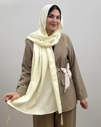 شال نخی دخترانه مدل دلینا