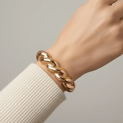 دستبند زنانه مدل تک پوش