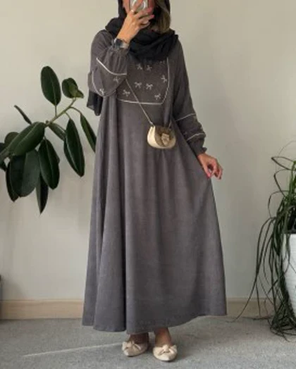 مانتو عبایی پاپیون 2