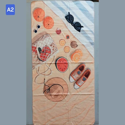 حوله ساحلی سایز بزرگ 75 در 150 سانت