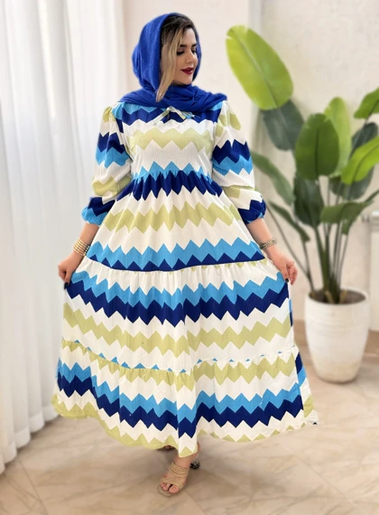 پیراهن کراش اطلس 1981