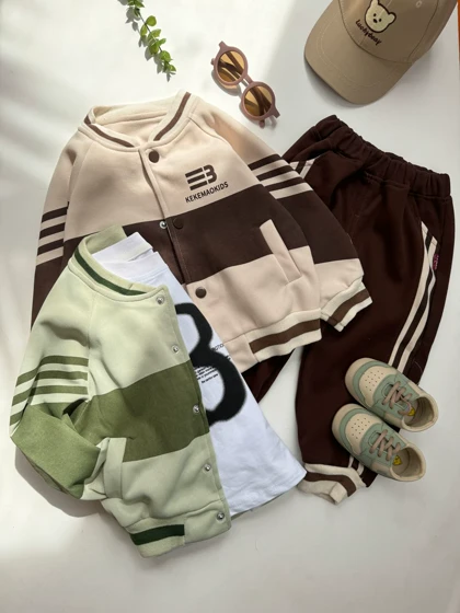 سه تیکه سویشرت و شلوار اسلش و بلوز