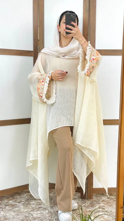 رویه شیفون با خرج کار