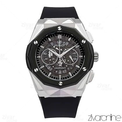 ساعت هابلوت مردانه کلاسیک فیوژن چند ضلعی صفحه اسکلتون 106792