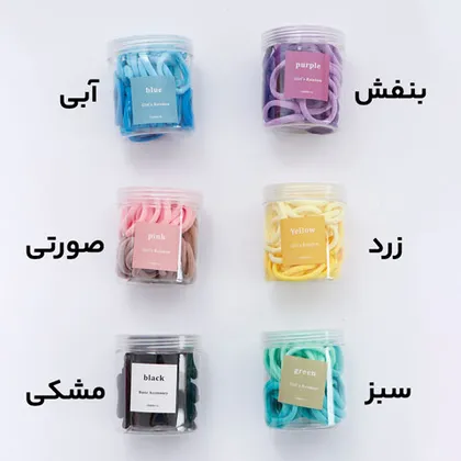 کش مو 50تایی قوطی کد 147