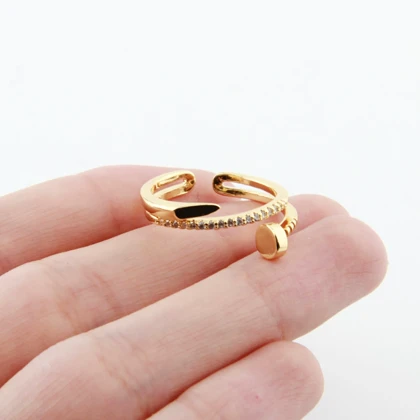 انگشتر دخترانه مدل میخی