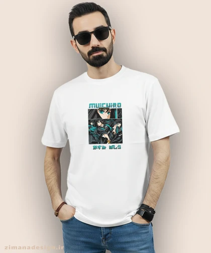 تیشرت مردانه و زنانه طرح شیطان کش شخصیت موییچیرو کد 979