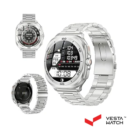 ساعت مچی هوشمند سوئیس میلیتاری SWISS MILITARY مدل SM-WCH-DOM7-SILF-SILSTL