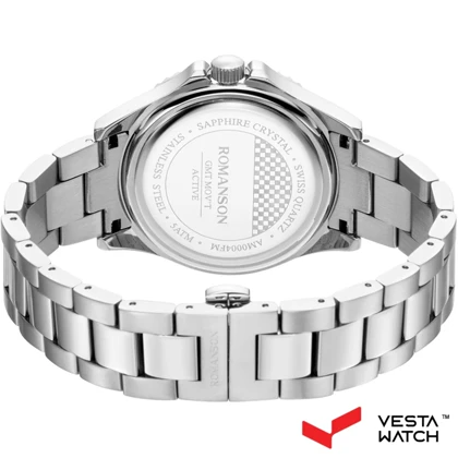 ساعت مچی مردانه رومانسون ROMANSONمدل AM0004FMWWA32W-BK
