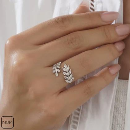 انگشتر نقره زنانه کد 451265