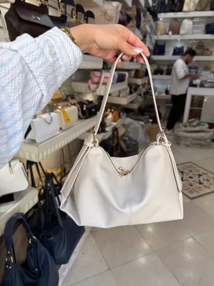 کیف دوشی چرمی دخترانه و زنانه نازگل
