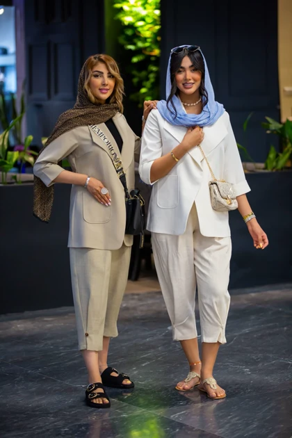 مانتو لینن یقه امریکایی مهگل