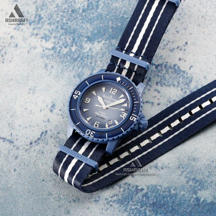 ساعت بلانک پین سواچ Blancpain X Swatch Scuba Fifty Fathoms 01