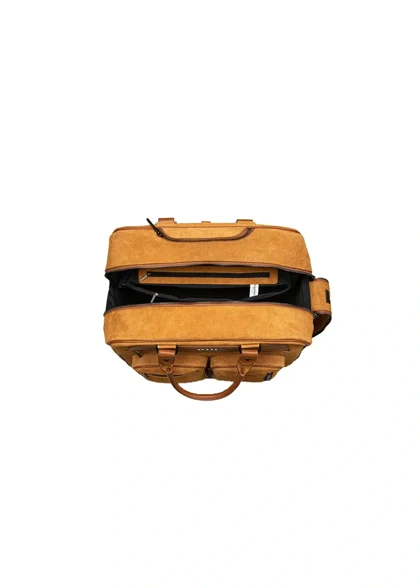 ساک مسافرتی چرم چرخدار مدل yb1013 اشبالت