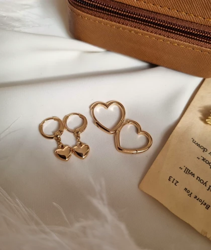 گوشواره قلبی ژوپینگ G12