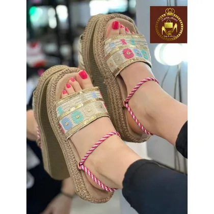صندل کنفی سنتی زنانه دخترانه F 123