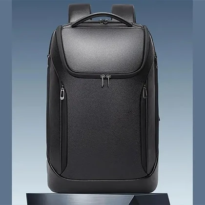 کوله پشتی لپ تاپ 15.6 اینچ چرم بنج Bange اصل مدل BG-6623 با پورت USB