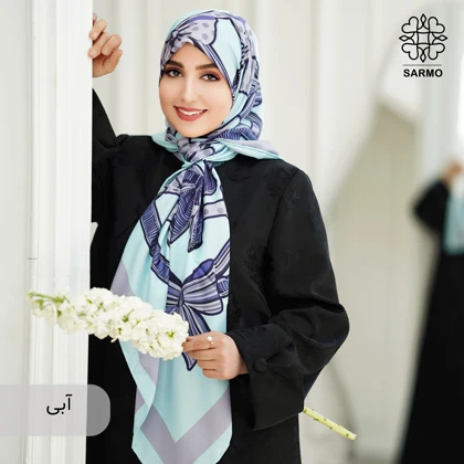 روسری ابریشم کجراه پاپیون