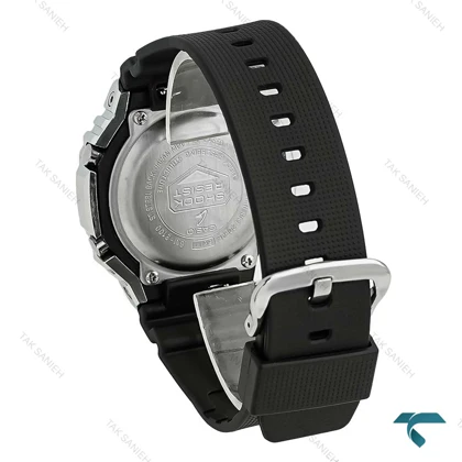 جی شاک GM-2100 مردانه نقره ای صفحه آبی Gshock-8894-G