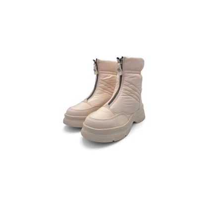 کفش نیم بوت زنانه کاپشنی جلو زیپ مدل 0116_Boots