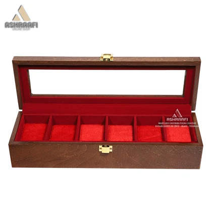 جعبه ساعت مچی 6 عددی چوبی Box Watches 6 WG
