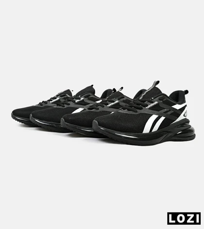 کفش کتانی مردانه و زنانه مشکی سفید Reebok مدل 4537