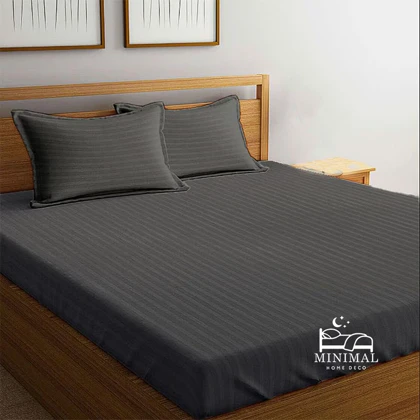 سرویس ملحفه و روبالشتی مینیمال هتلی راه راه