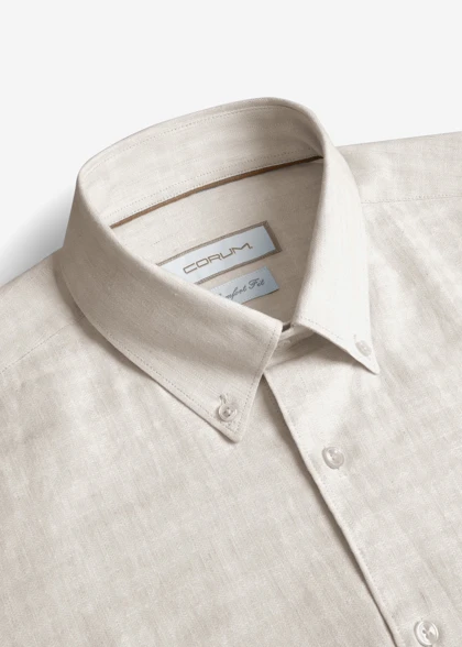 پیراهن طرح دار لینن 2510134