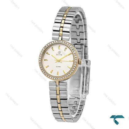 ساعت داتیس D8847L زنانه دورنگ طلایی Datis-6912-L